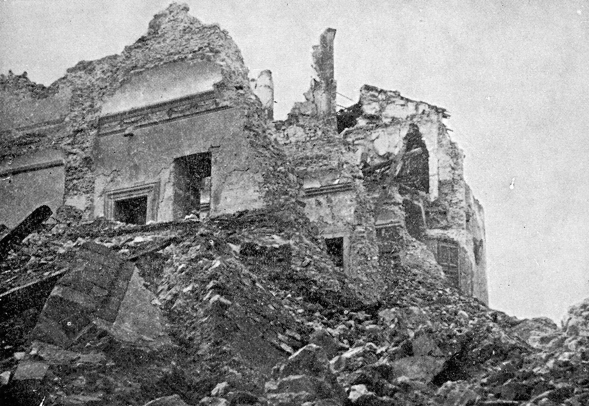 Marino – Palazzo Colonna dopo i bombardamenti