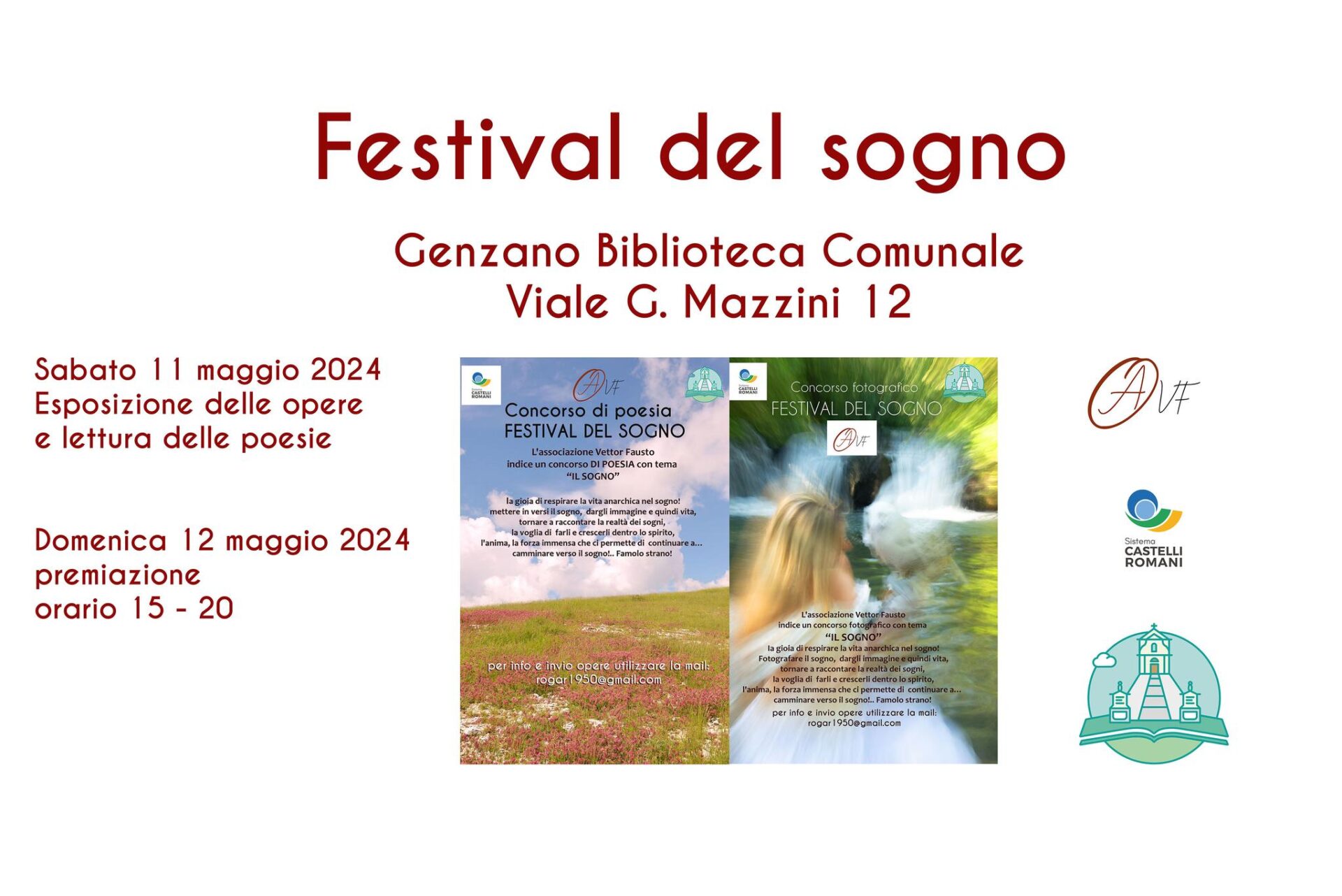 Il "Festival del Sogno" a Genzano di Roma: una finestra su poesia e fotografia