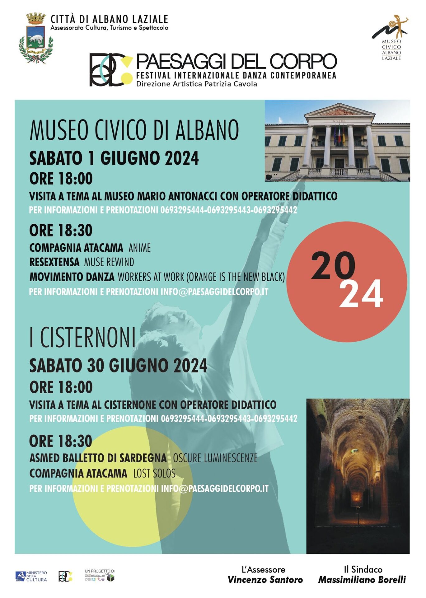 I prossimi eventi di “Paesaggi del Corpo”: un weekend di danza contemporanea al Museo Civico di Albano Laziale