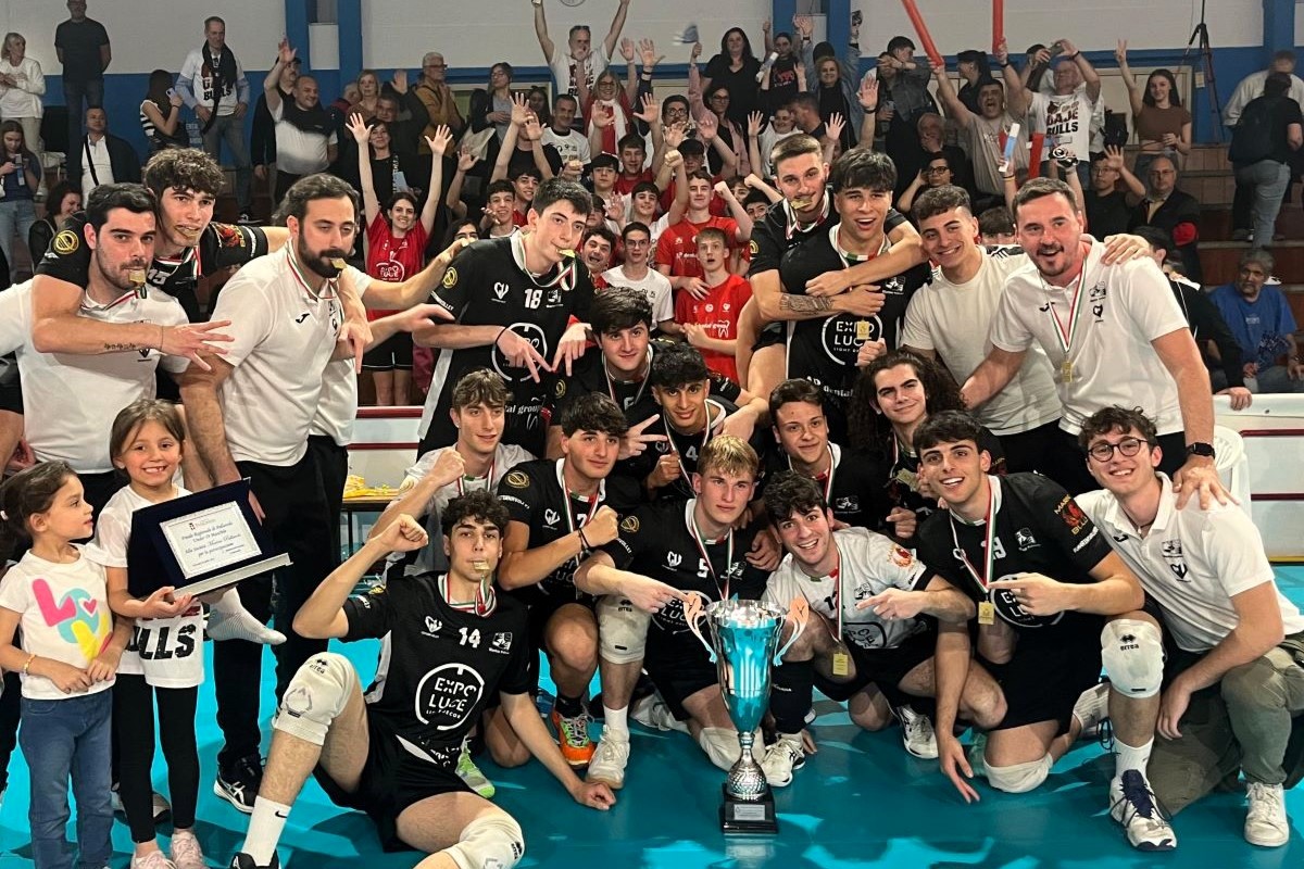 Marino Bulls pallavolo: i ragazzi dell’Under 19 vincono il titolo regionale