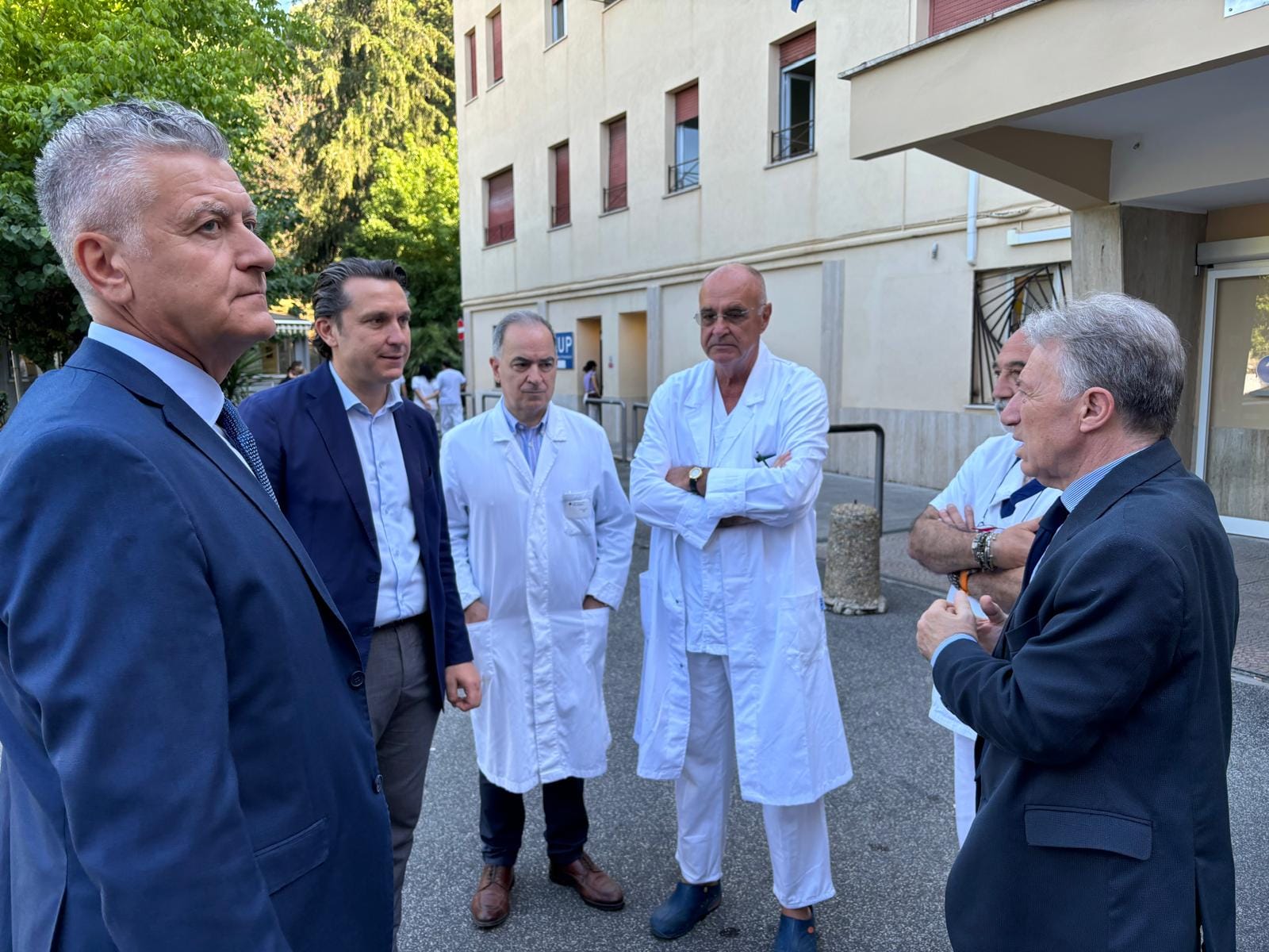 Velletri. Il Sindaco e l'ASL Roma 6 visitano l'Ospedale Colombo: ecco le novità sui lavori in corso