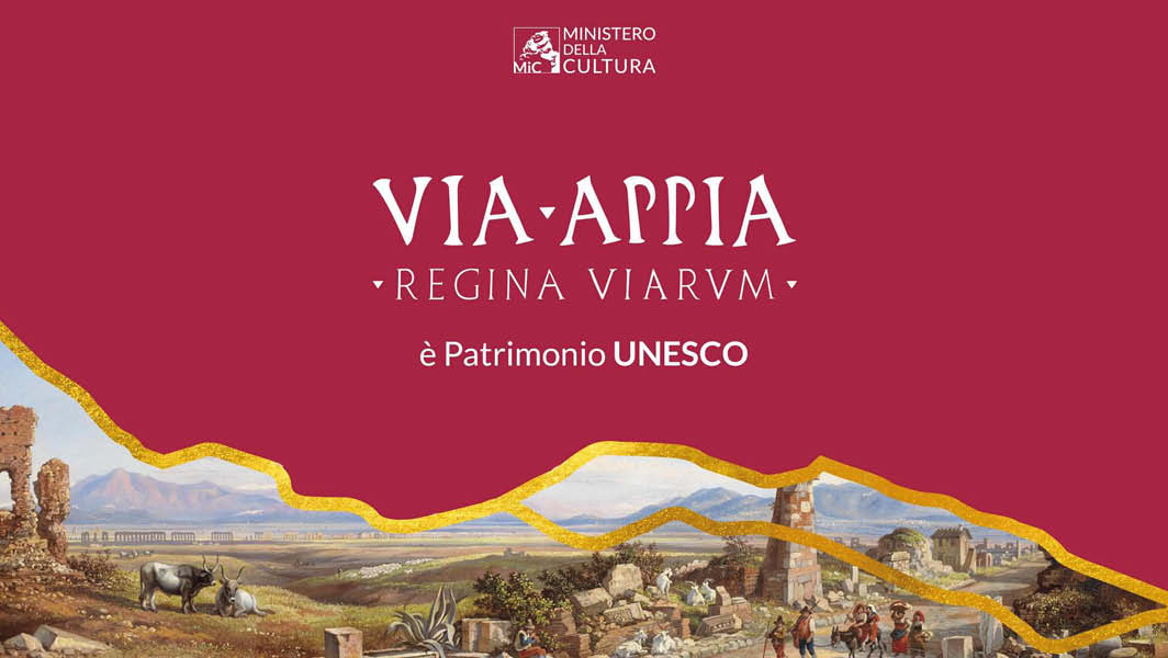 cover del ministero della cultura - via appia patrimonio uncesco