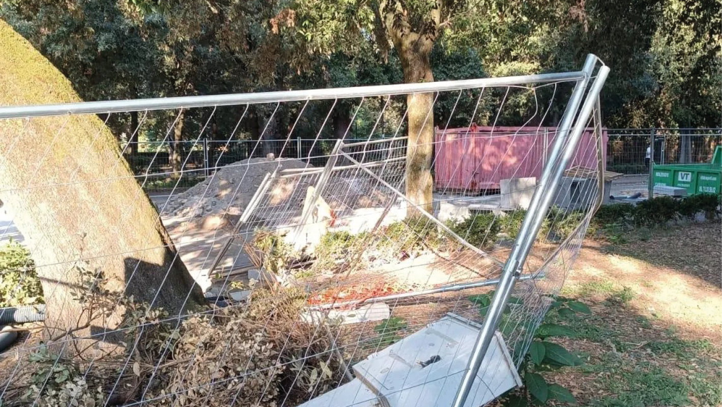 Villa Torlonia Frascati presa di mira dai vandali