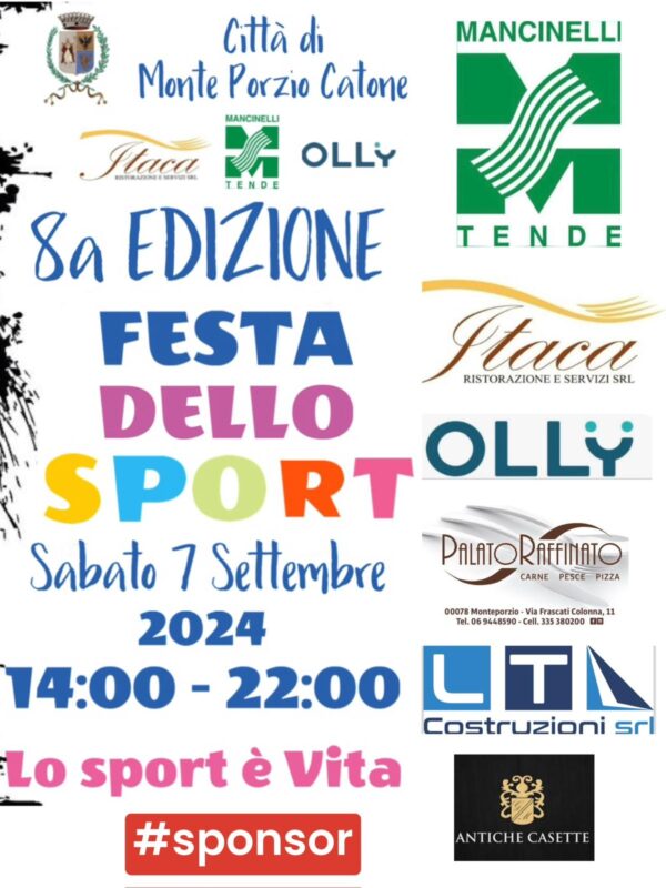 Festa dello Sport 2024 a Monte Porzio Catone