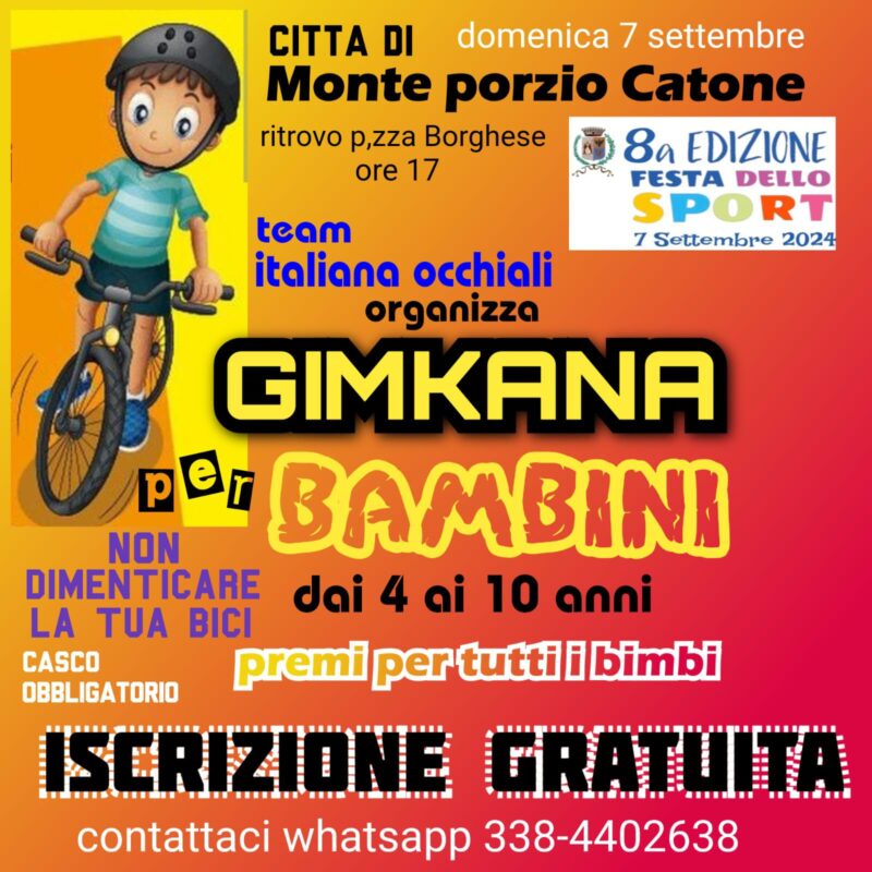 Festa dello Sport 2024 a Monte Porzio Catone