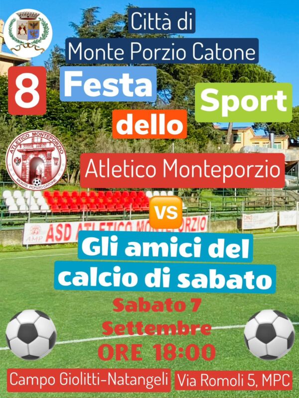 Festa dello Sport 2024 a Monte Porzio Catone