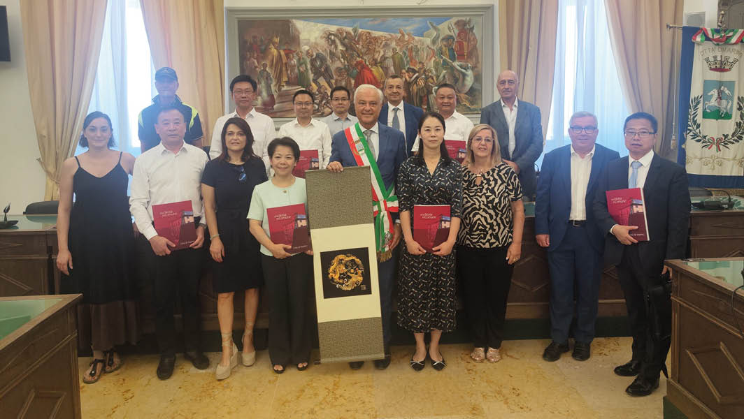 Incontro a Marino con la delegazione di Jingzhou