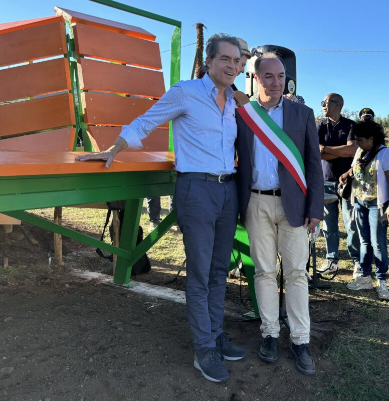 Inaugurazione "Big Bench per tutti" a Lariano