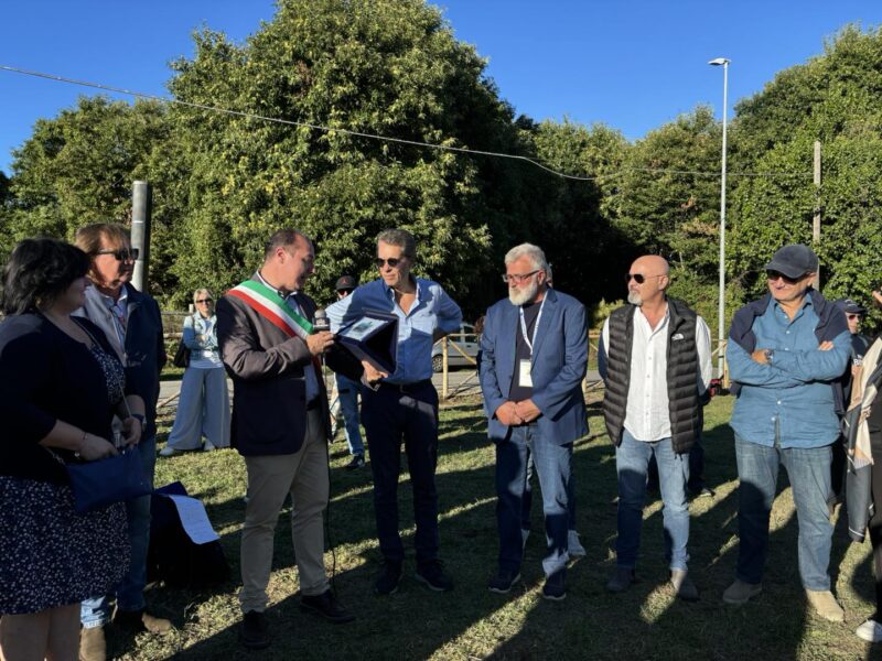 Inaugurazione "Big Bench per tutti" a Lariano