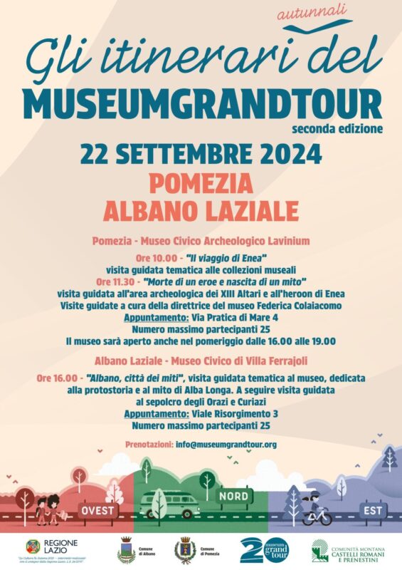 MuseumGrandTour - Locandina del 22 settembre 2024