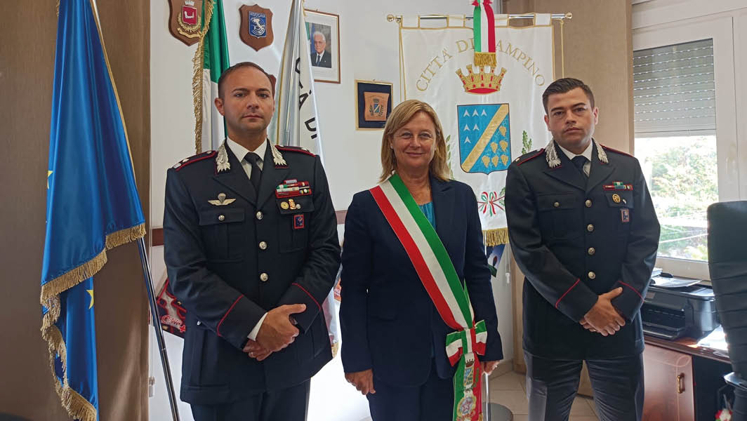 Incontro fra Sindaca e nuovo comandante dei Carabinieri a Ciampino