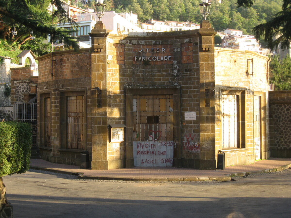 Funicolare di Rocca di Papa - stazione a monte