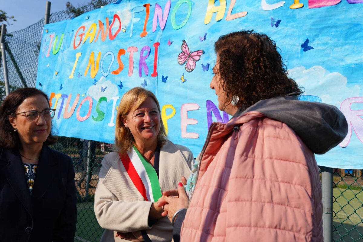 Cerimonia di commemorazione per la maestra Paola Iannamorelli presso la scuola Paola Sarro di Ciampino