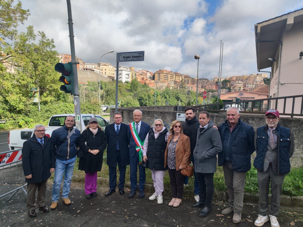 Inaugurazione via Angelo Vassallo a Marino