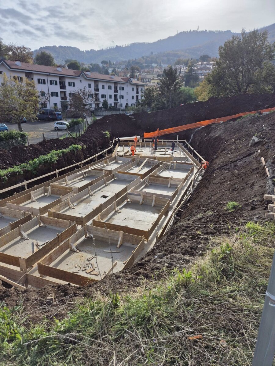 Le fondazioni del nuovo asilo di Monte Porzio Catone