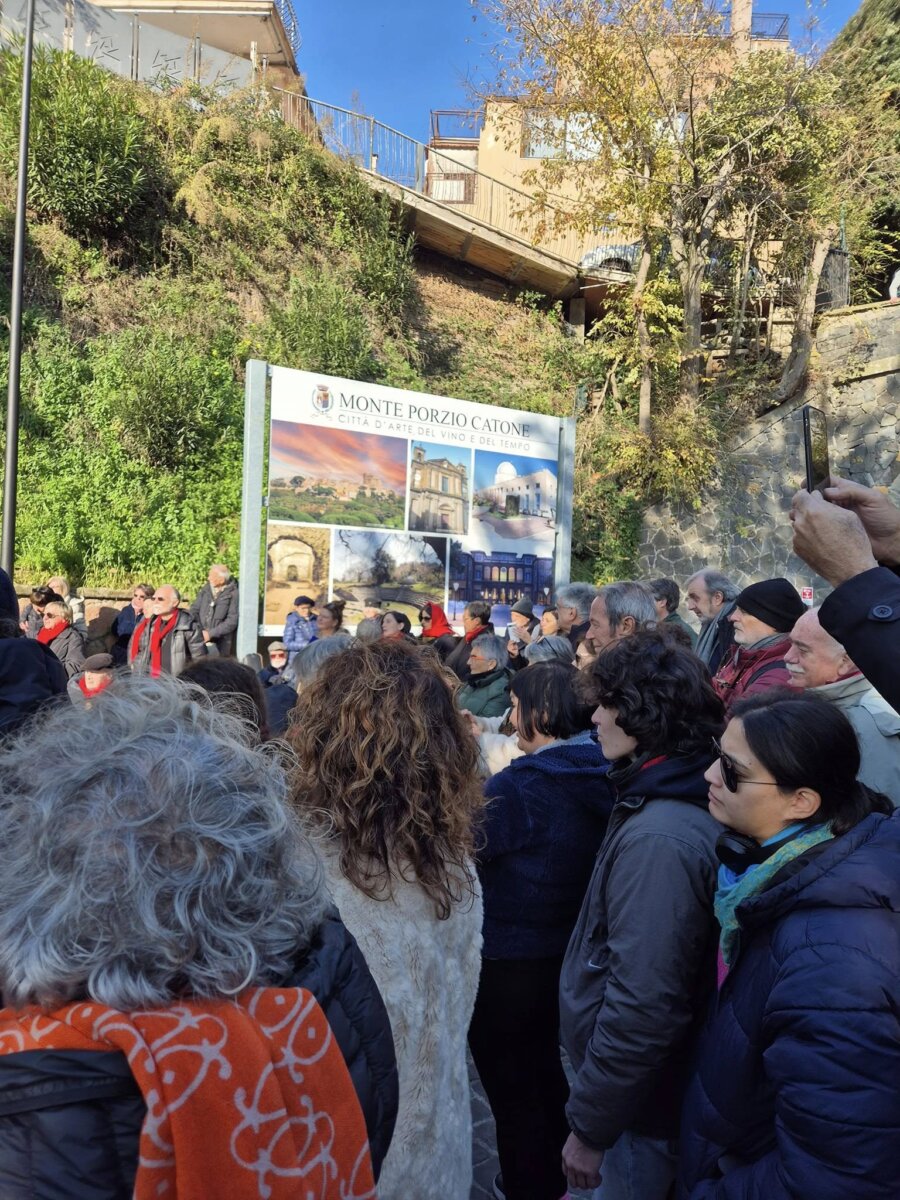 Intitolazione del piazzale Giovanna Marini a Monte Porzio Catone