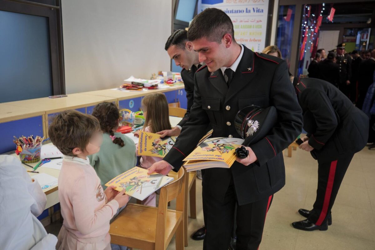 Donazione degli Allievi Carabinieri all'Ospedale Pediatrico Bambino Gesù