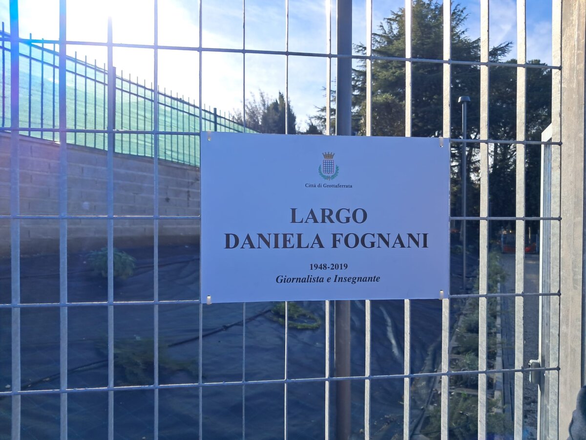 Inaugurazione del nuovo Playground Inclusivo intitolato a Daniela Fognani a Grottaferrata